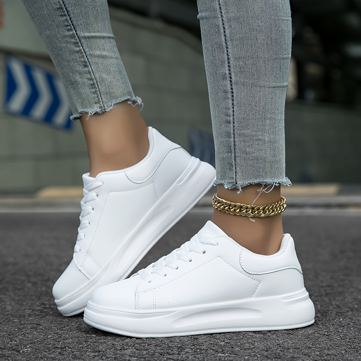 Witte Dames Sneakers | Laag Model