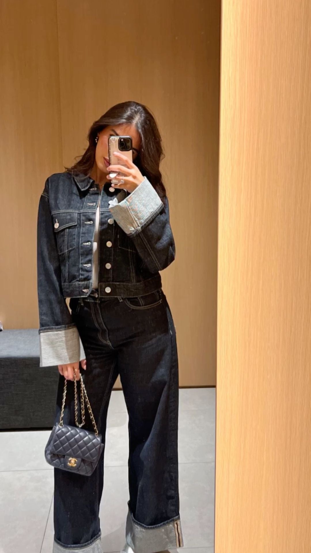 Voorjaar dames denim set – Comfortabele en stijlvolle jeans met cropped spijkerjack