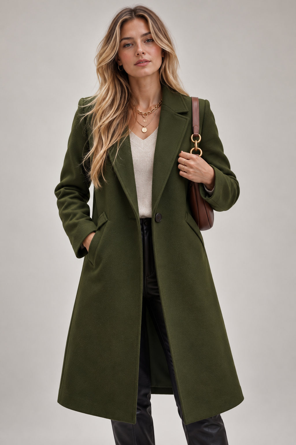 Dames Oversized Trenchcoat Jas | Brede Revers & Omgeslagen Manchetten