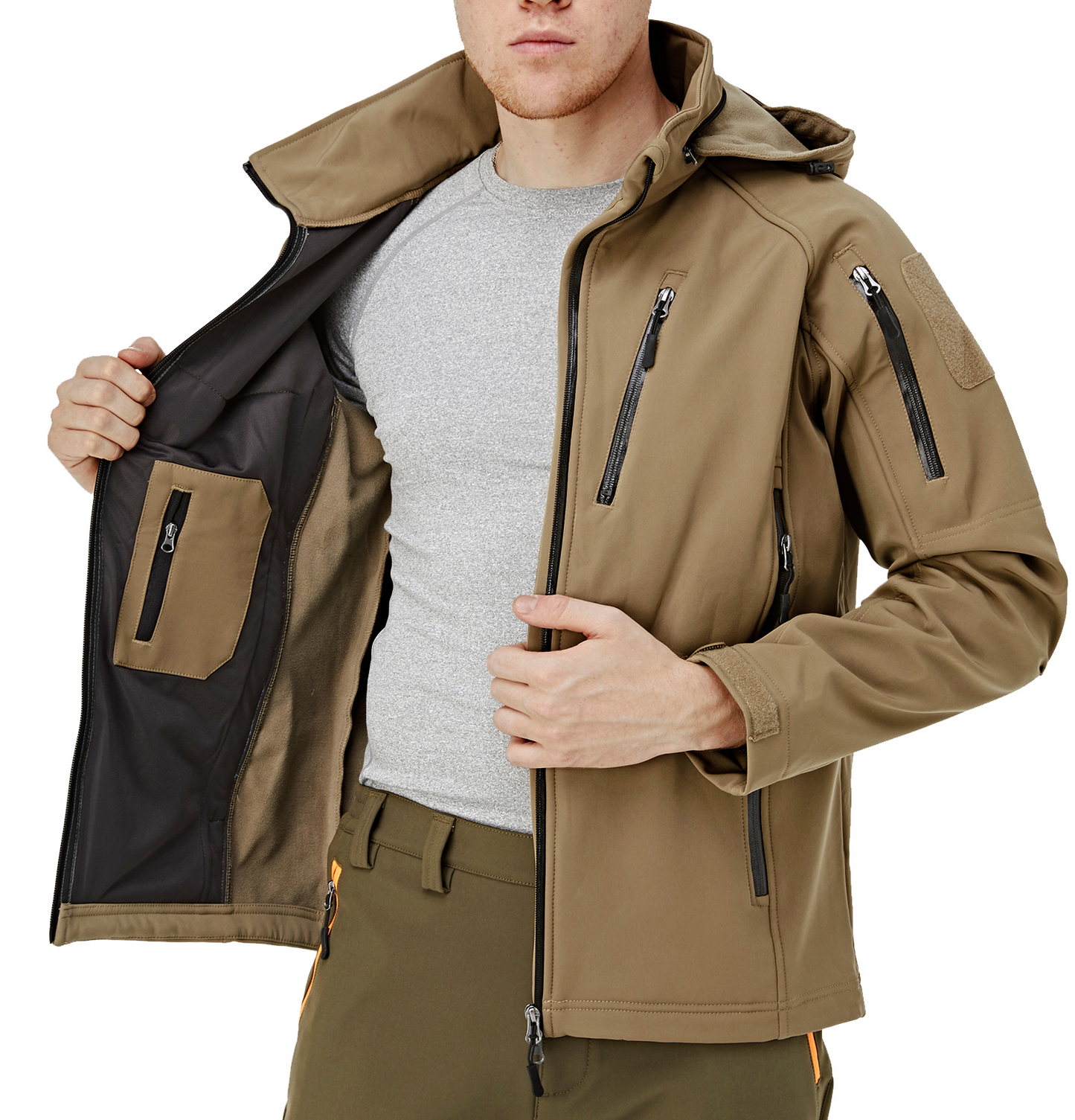 Viggo - Tactische Softshell Jas met Multifunctionele Zakken