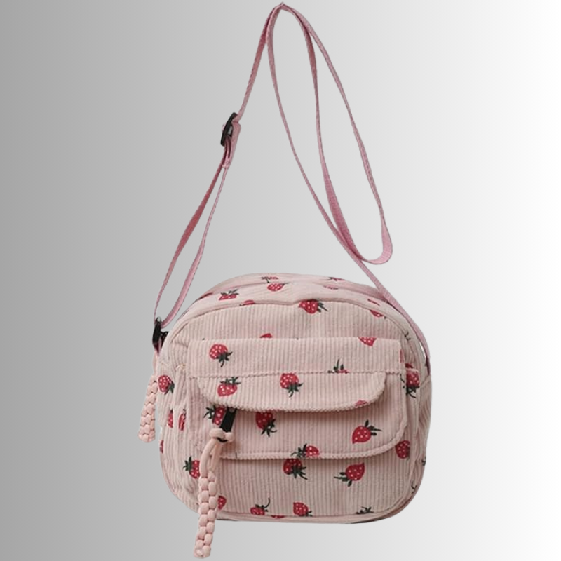Corduroy crossbody tas dames – kleine schoudertas in zachte ribstof, meerdere kleuren