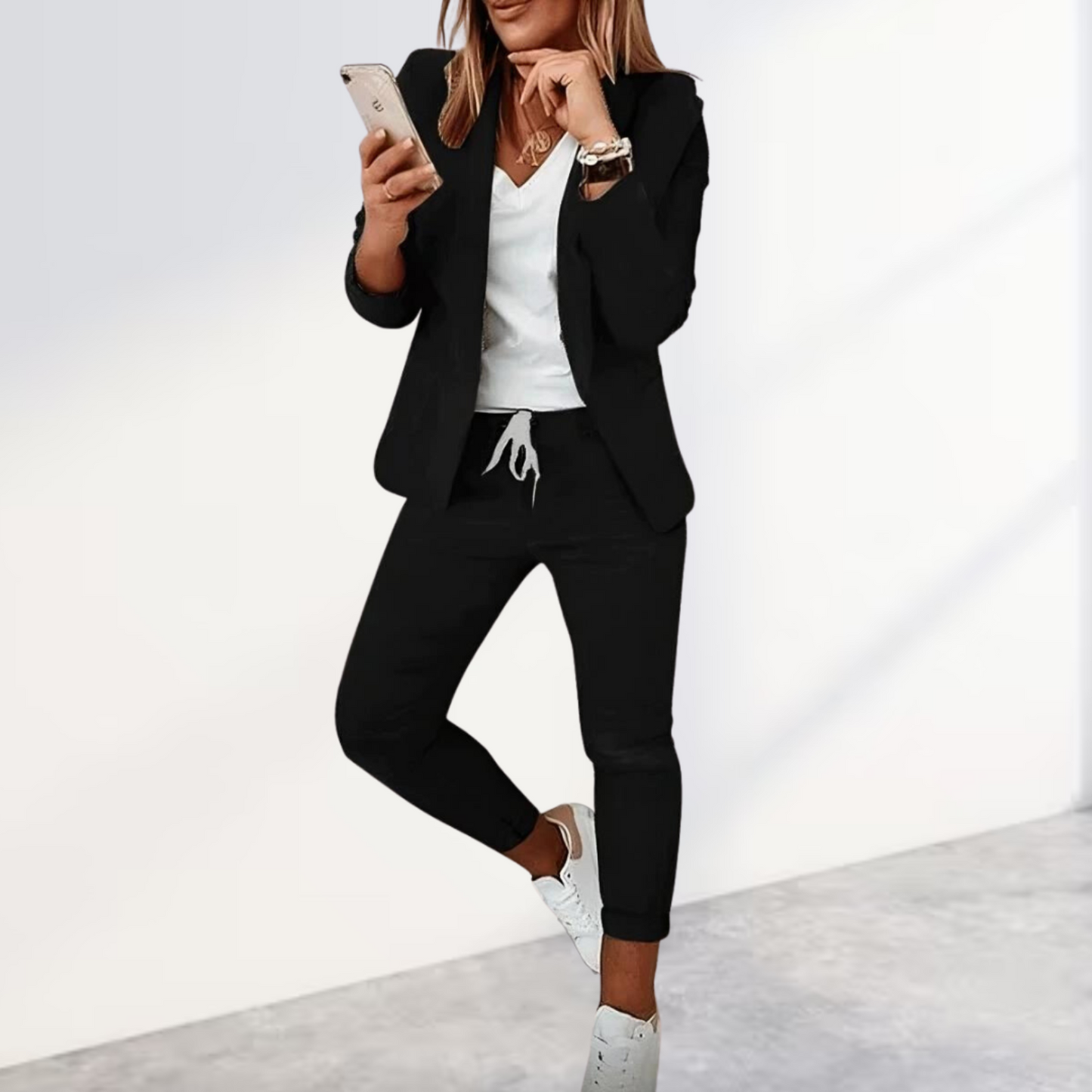 Noor Dames Pak | Blazer & Slim Fit Broek Set