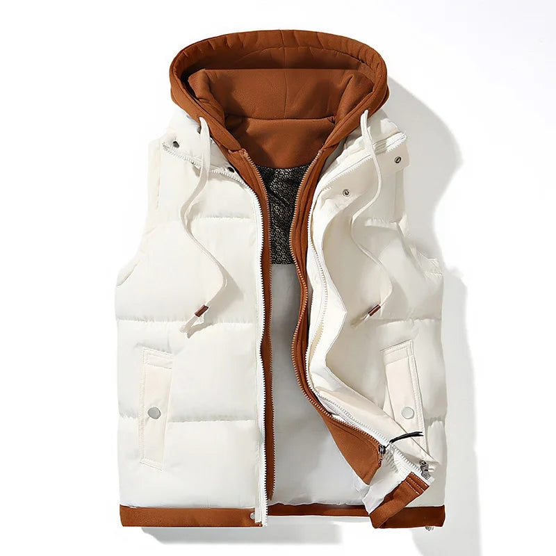 Liam | Heren Puffer Bodywarmer & Capuchon