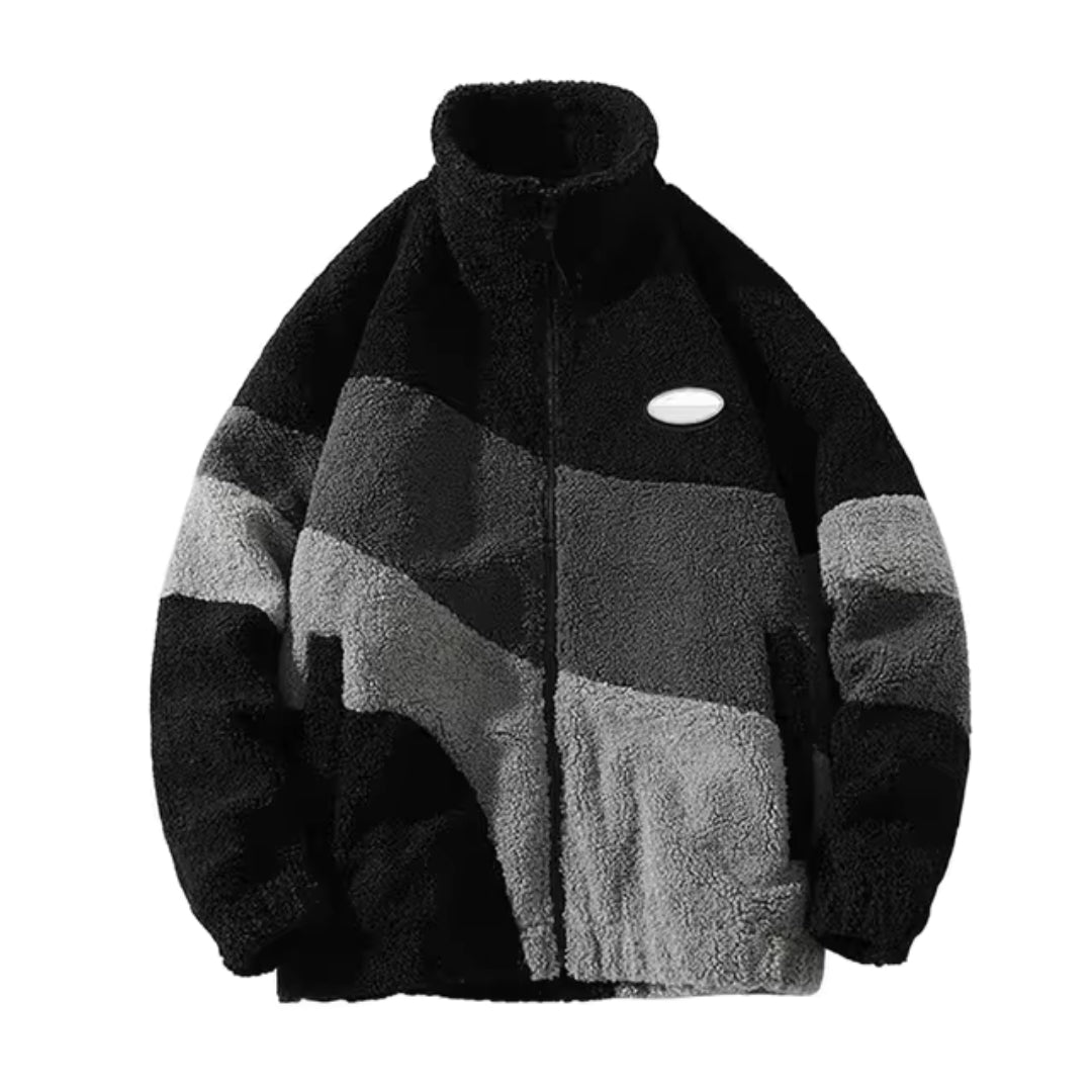 Heren Fleece Jas | Vintage Stijl