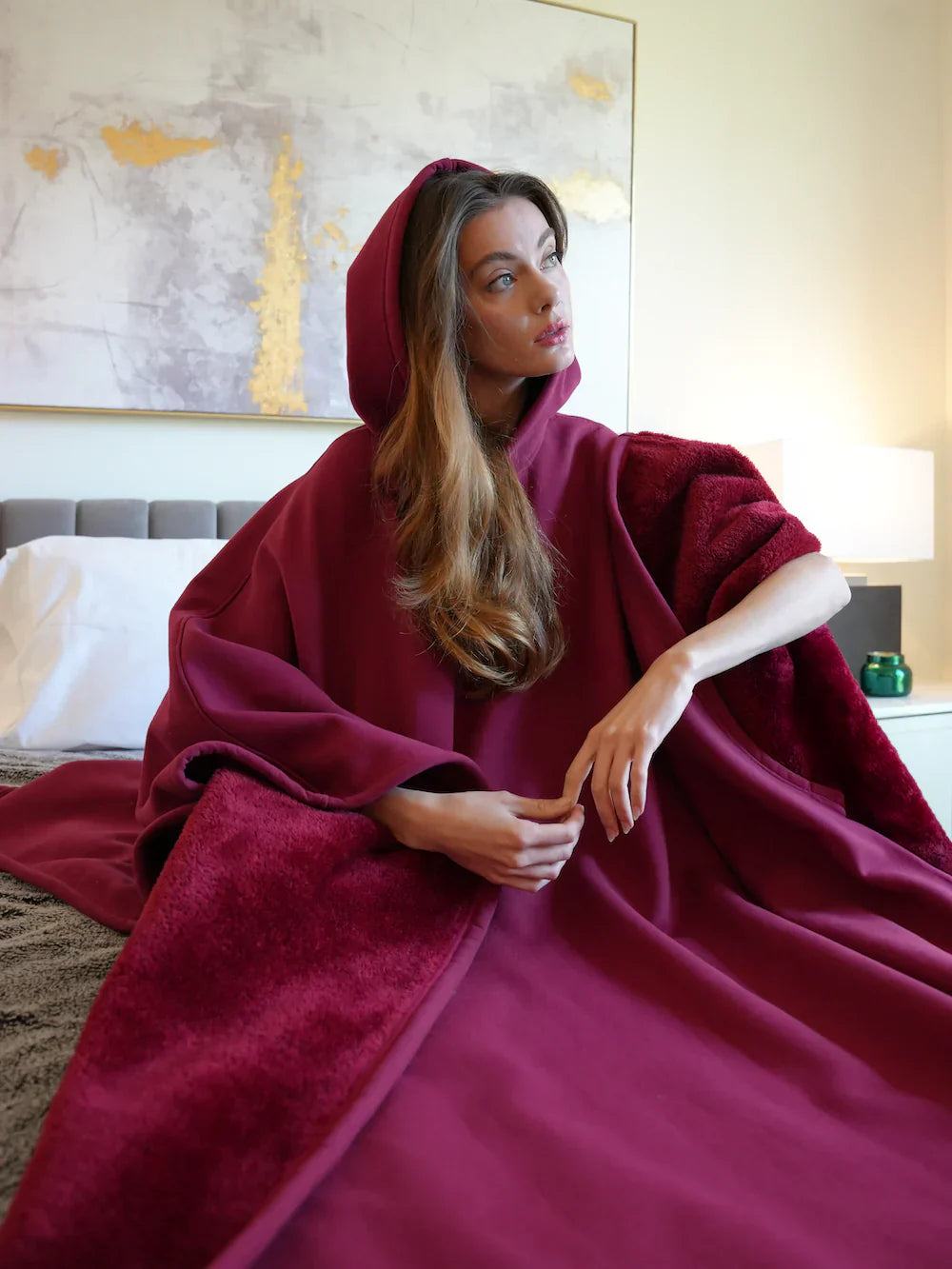 Hoodie Deken Unisex | Fleece & Capuchon