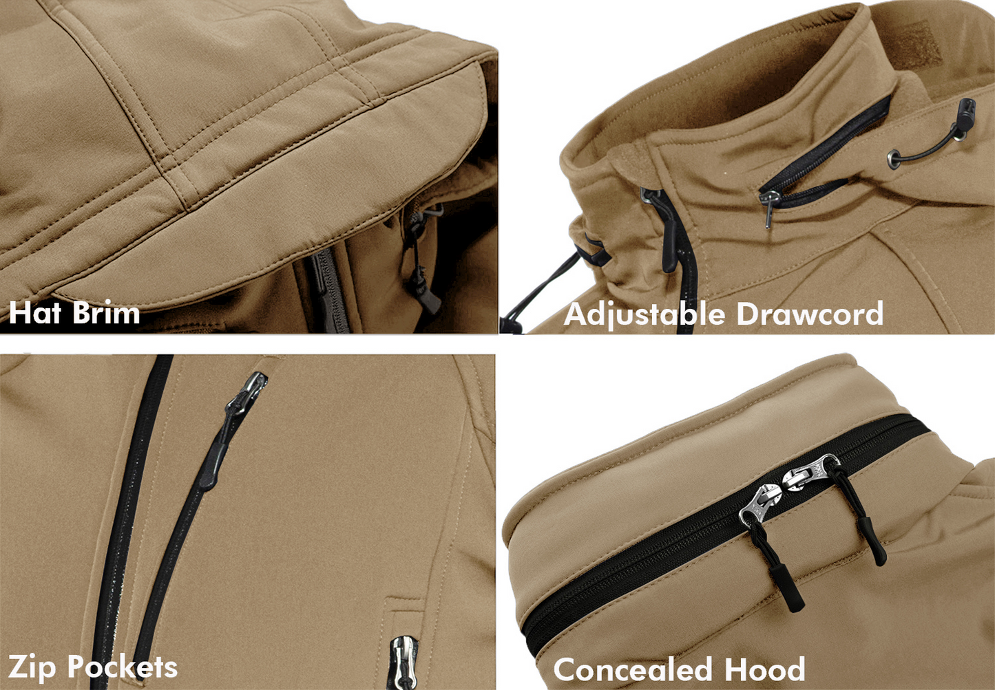 Viggo - Tactische Softshell Jas met Multifunctionele Zakken