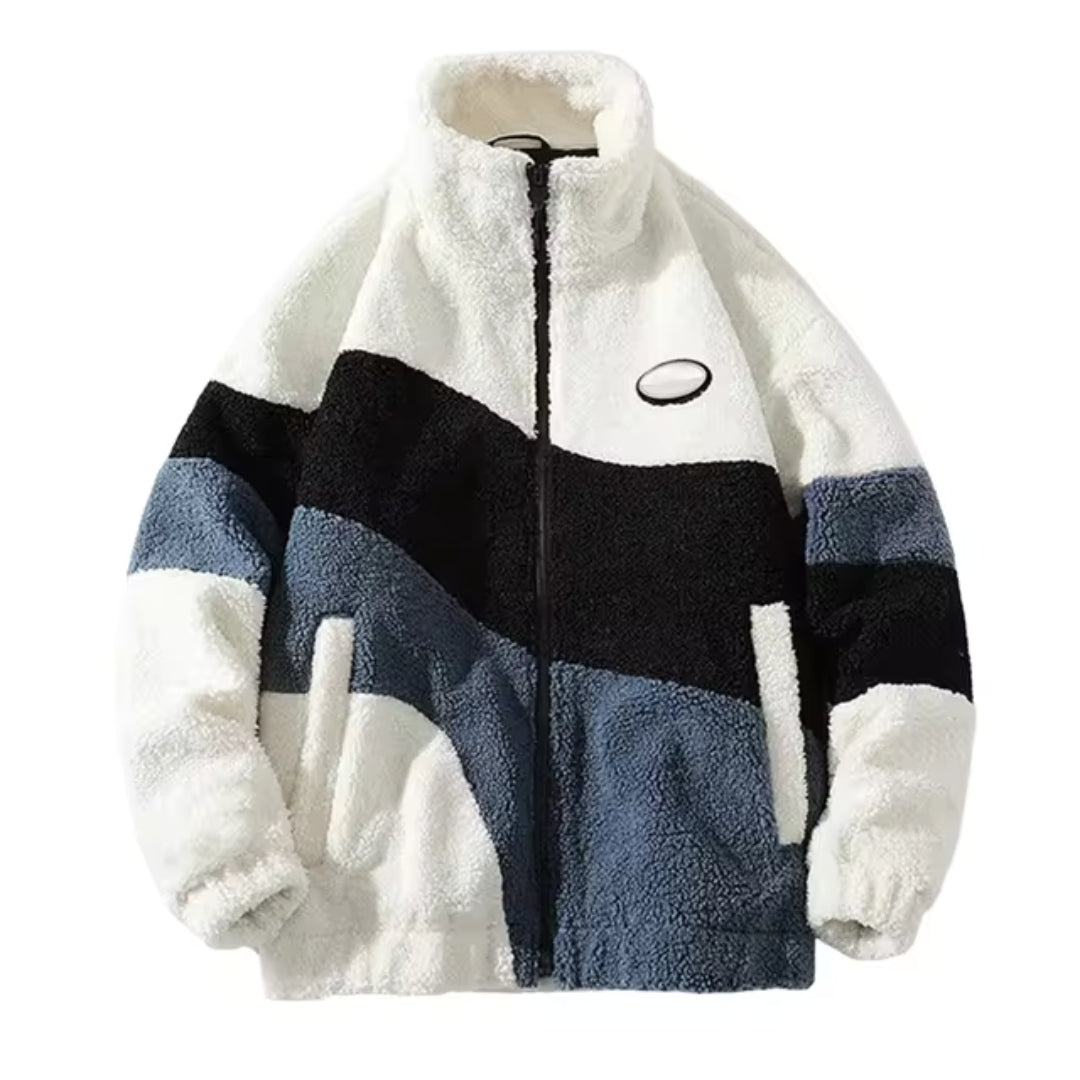 Heren Fleece Jas | Vintage Stijl