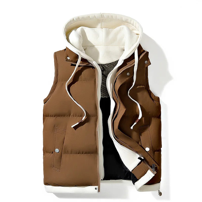 Liam | Heren Puffer Bodywarmer & Capuchon