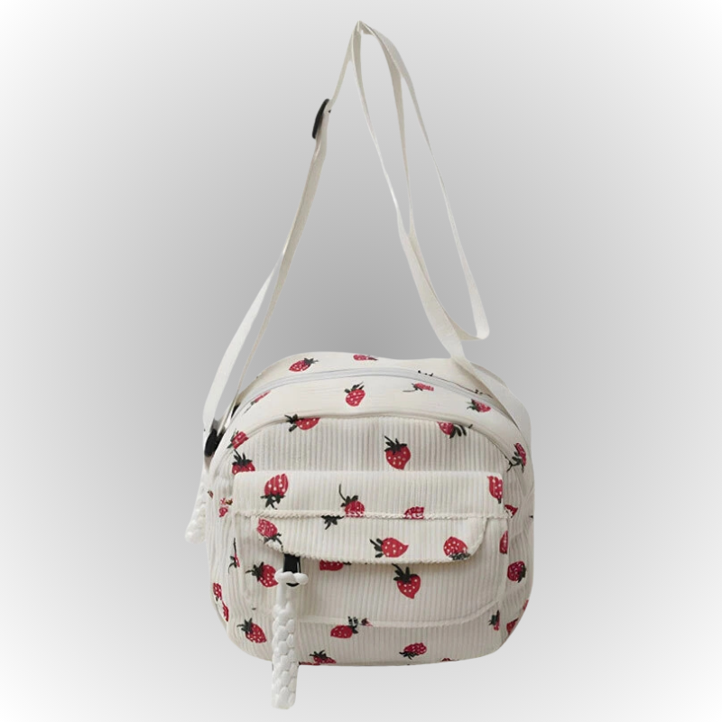 Corduroy crossbody tas dames – kleine schoudertas in zachte ribstof, meerdere kleuren