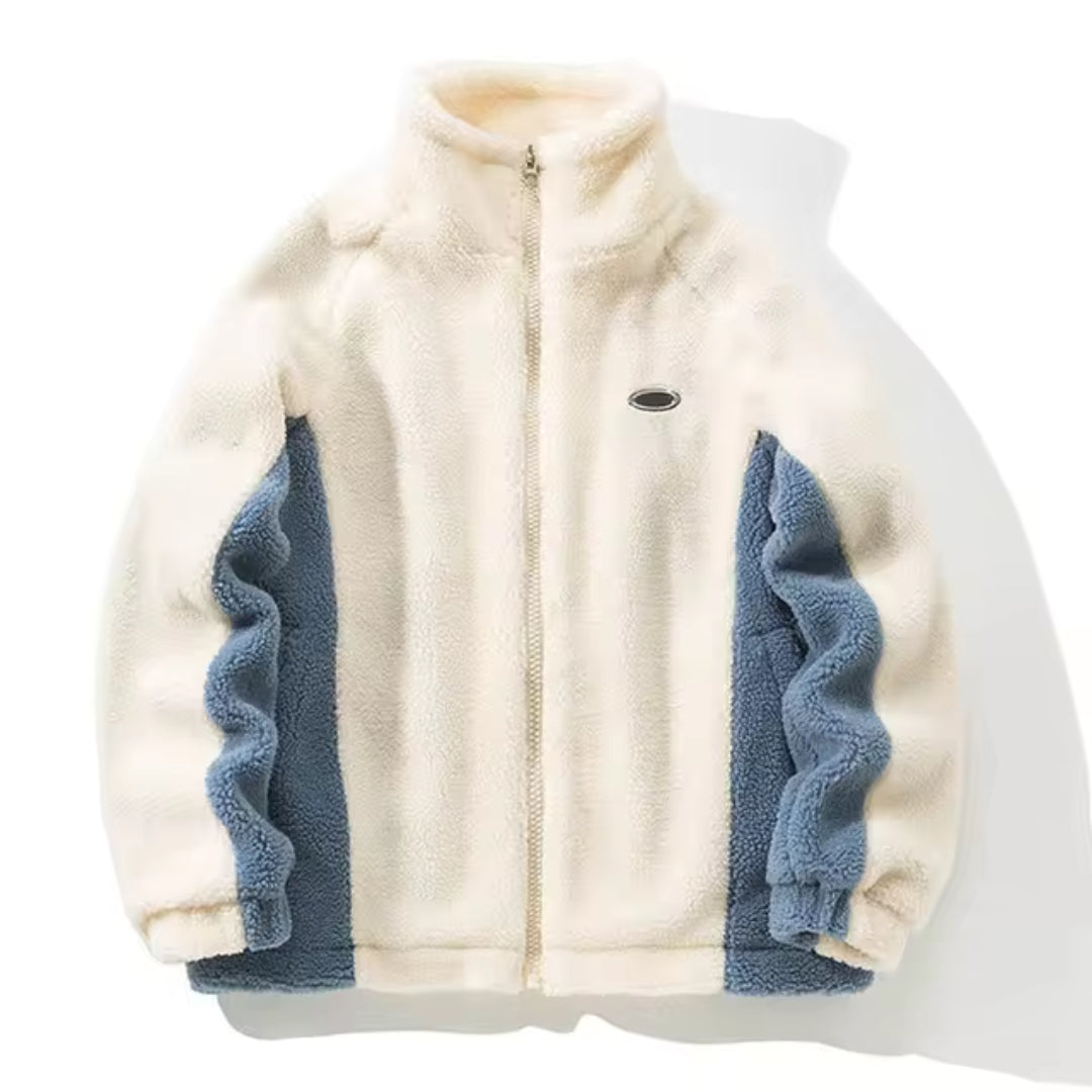 Heren Fleece Jas | Vintage Stijl