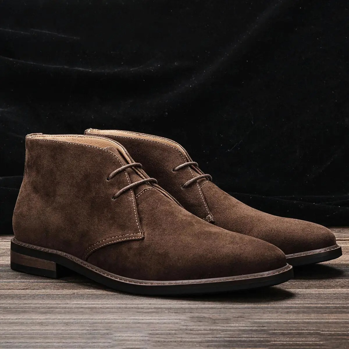 Elias – Tijdloze Chukka Boots van Suède