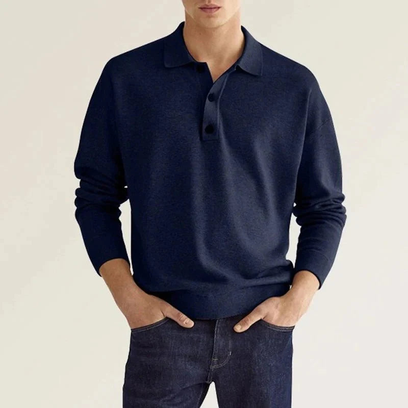 Oliver - Klassieke Casual Polo met Lange Mouwen