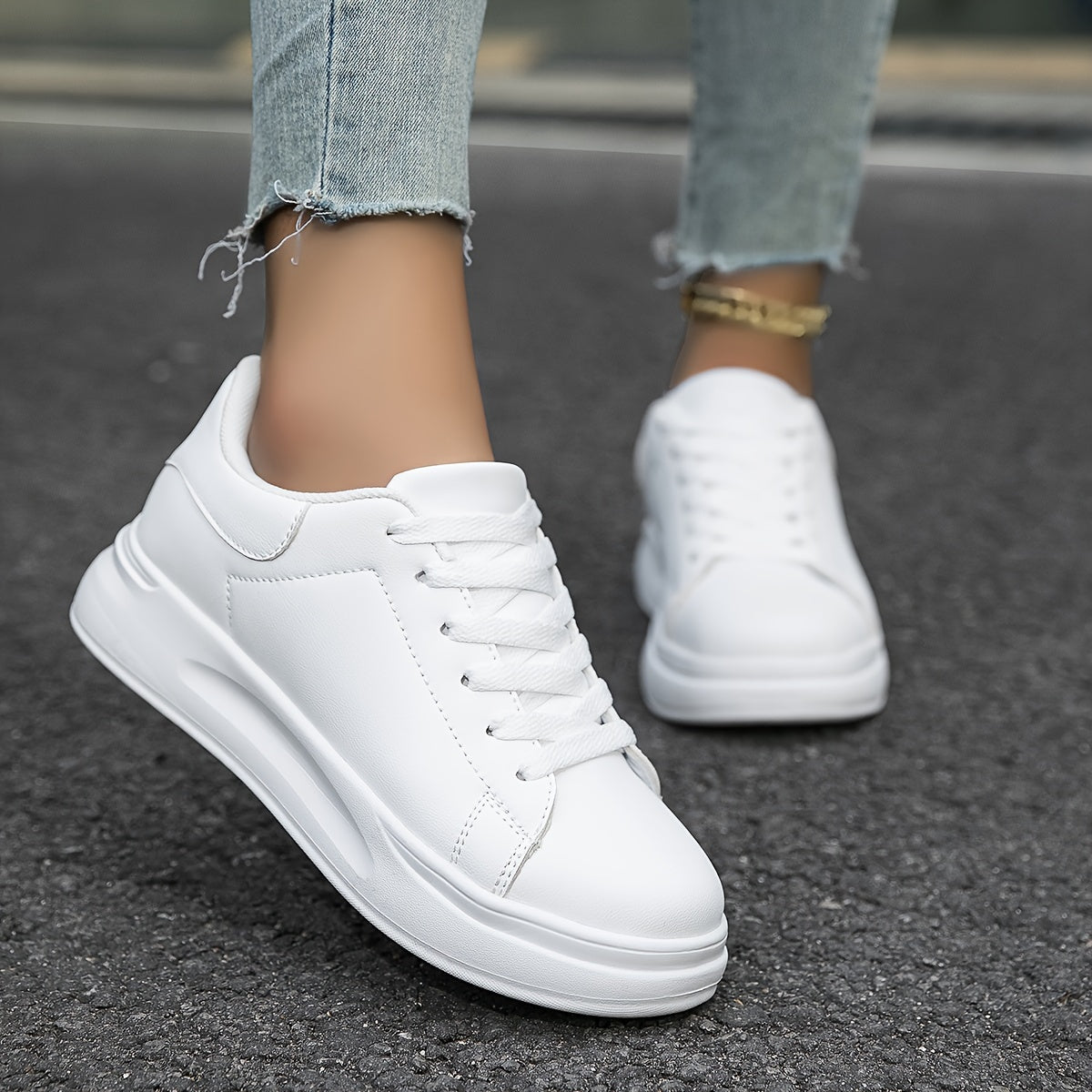 Witte Dames Sneakers | Laag Model