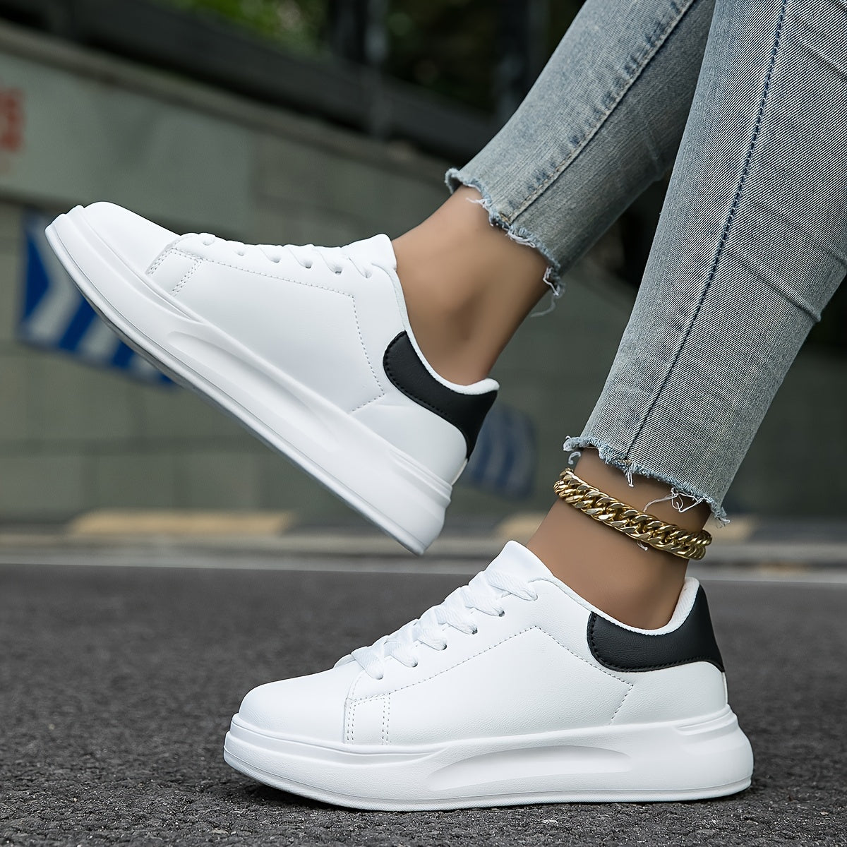 Witte Dames Sneakers | Laag Model