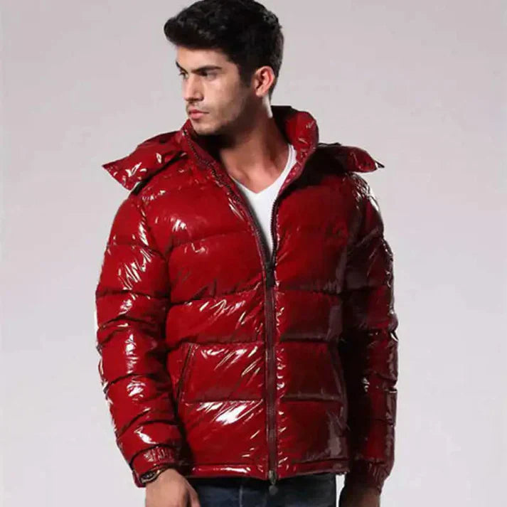 Pufferjack Heren | Glanzend & Gewatteerd Model