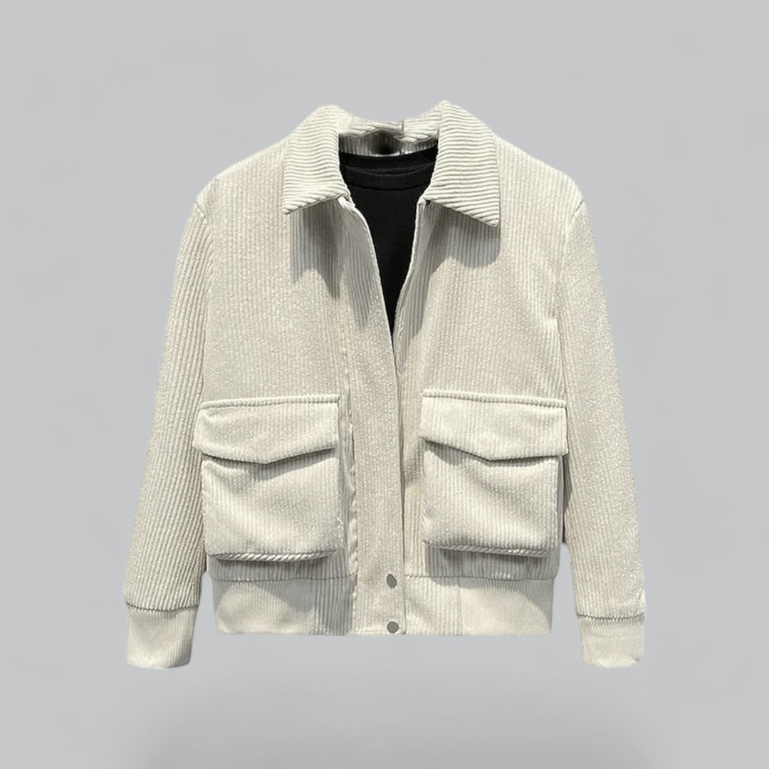Tussenjas Heren | Corduroy & Ritssluiting