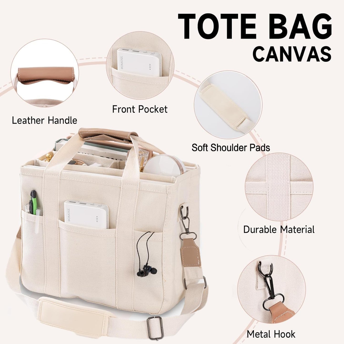 Valmira | Stijlvolle Canvas Tas