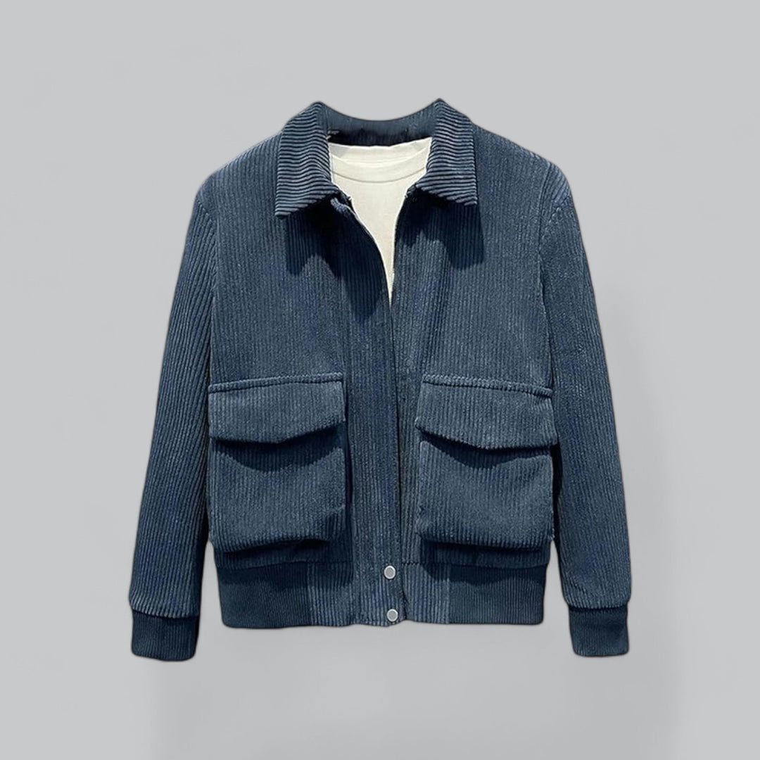 Tussenjas Heren | Corduroy & Ritssluiting