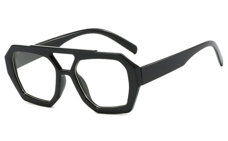 Statement Octagon Zonnebril – Fashion & Edge