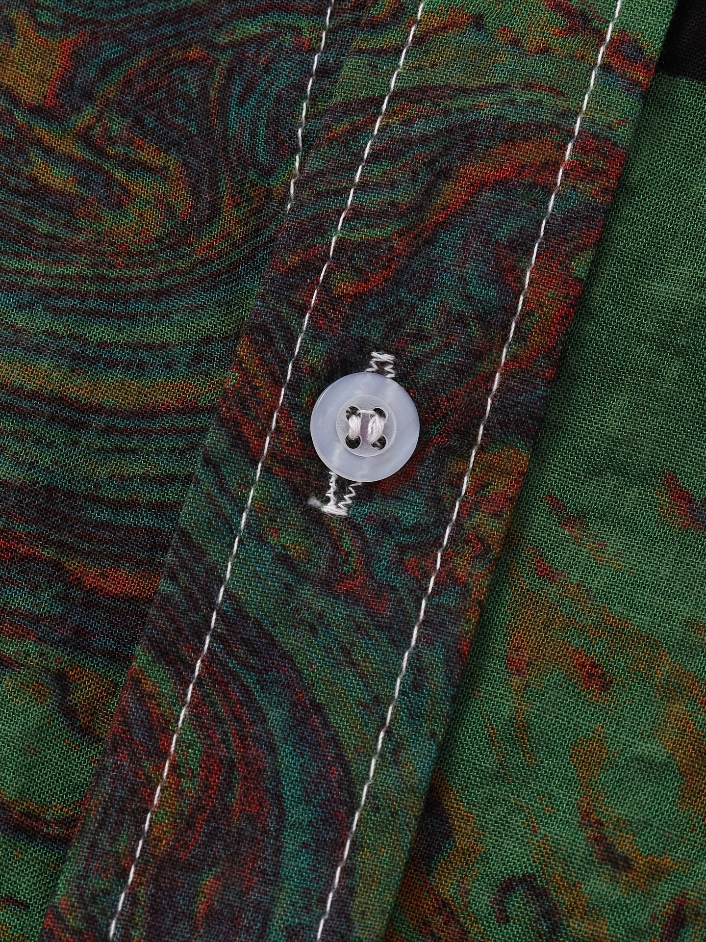 Zomers katoenen overhemd met abstract patroon