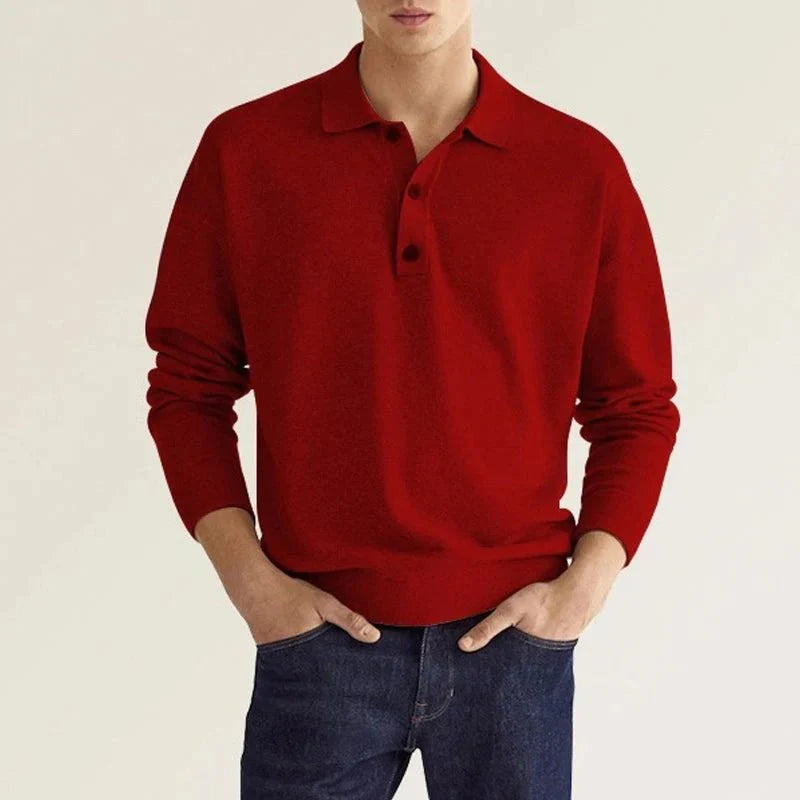 Oliver - Klassieke Casual Polo met Lange Mouwen