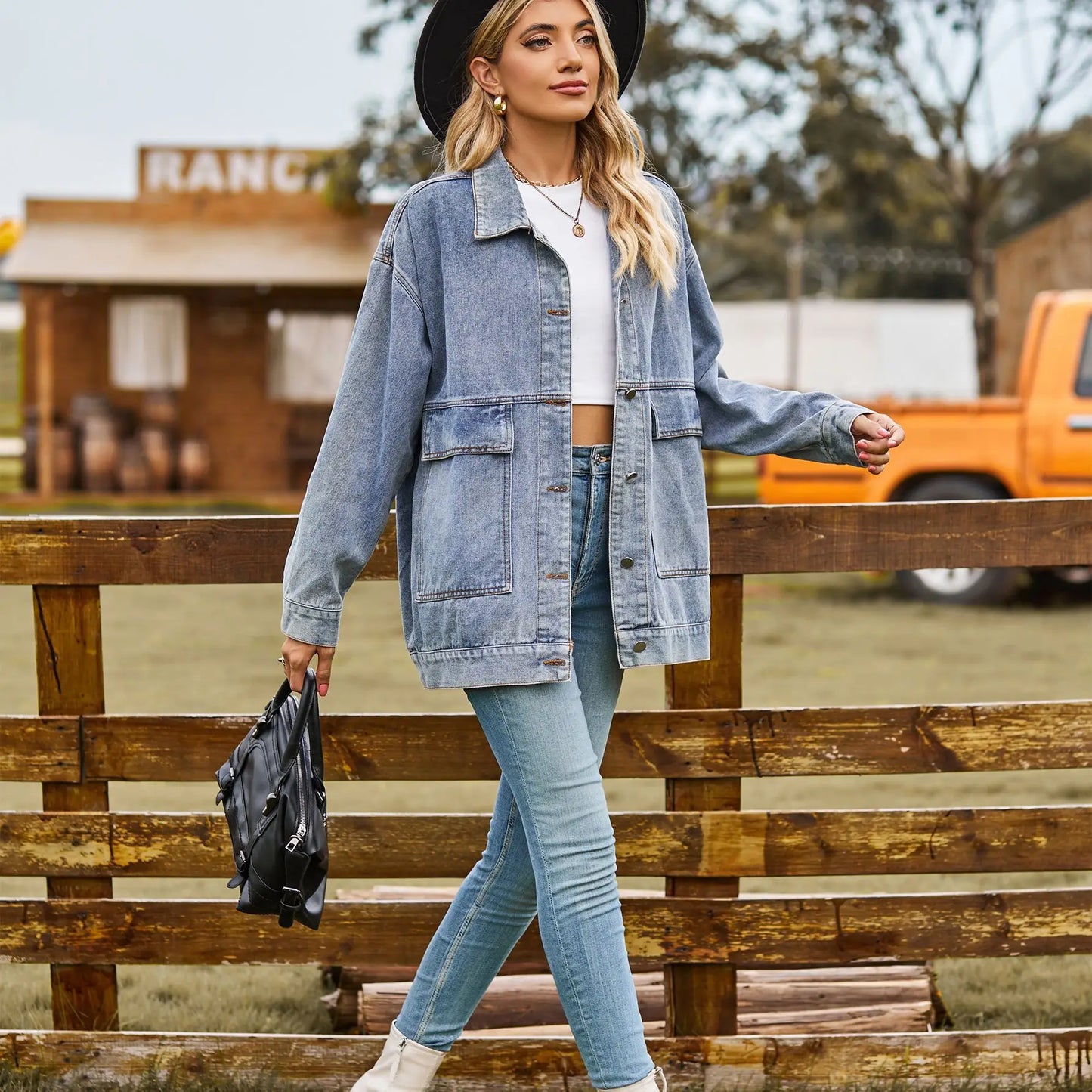 Oversized dames denim jas – Comfortabel, stijlvol en ideaal voor het voorjaar