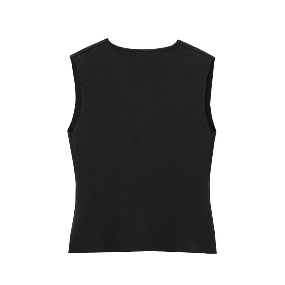 Fleur - Mouwloze Gilet Top