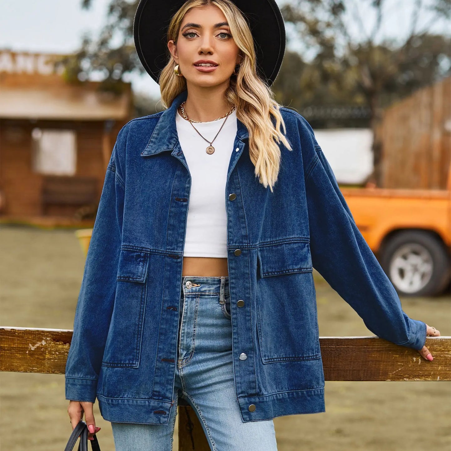 Oversized dames denim jas – Comfortabel, stijlvol en ideaal voor het voorjaar