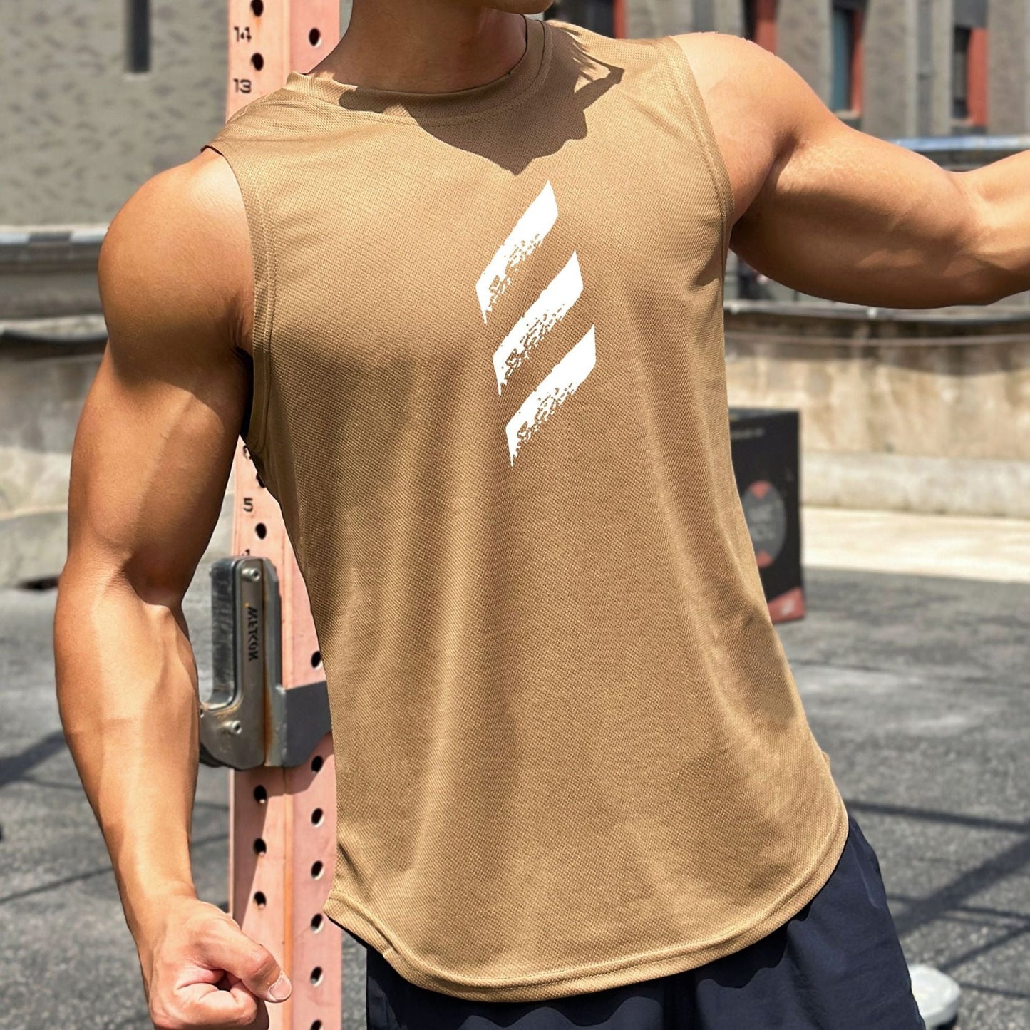 Sport Tanktop Heren | Sneldrogend & Mouwloos