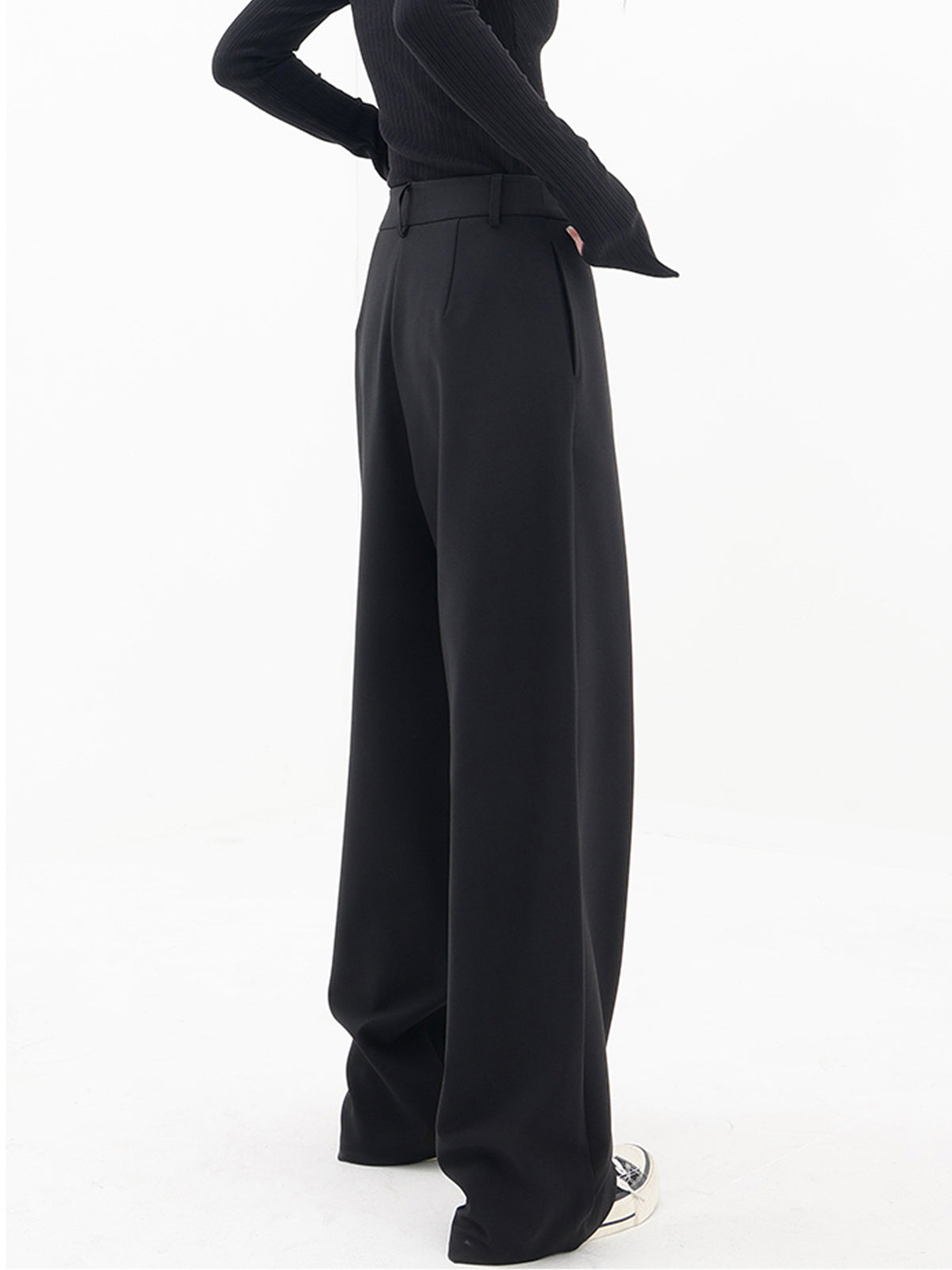 Lina Pantalon Dames | Wide Leg & Overslag