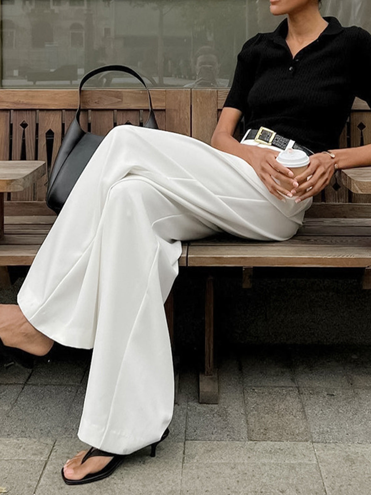 Noa Pantalon Dames | Wide Leg & Hoge Taille