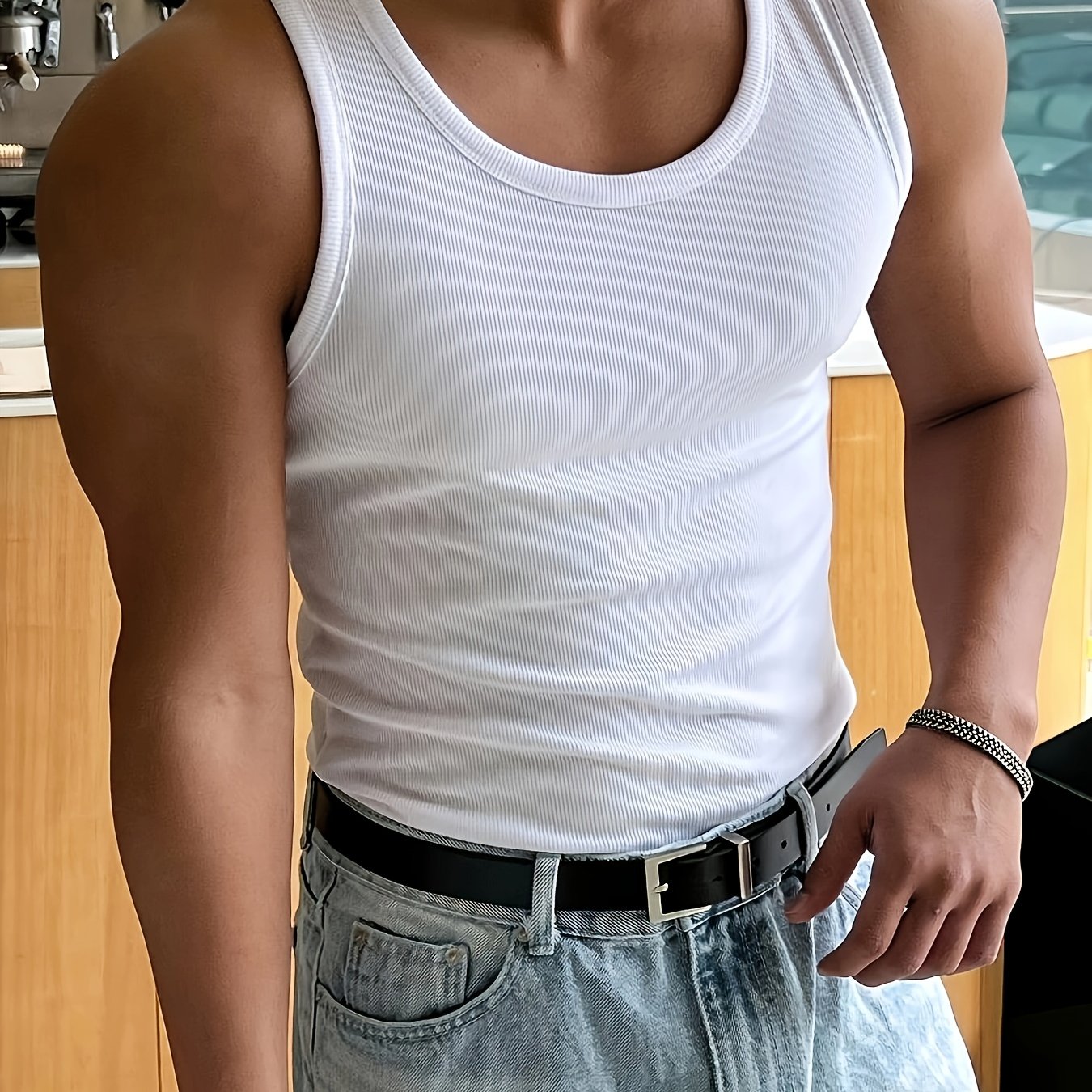 Basic Ribbed Tanktop – Licht & Comfortabel