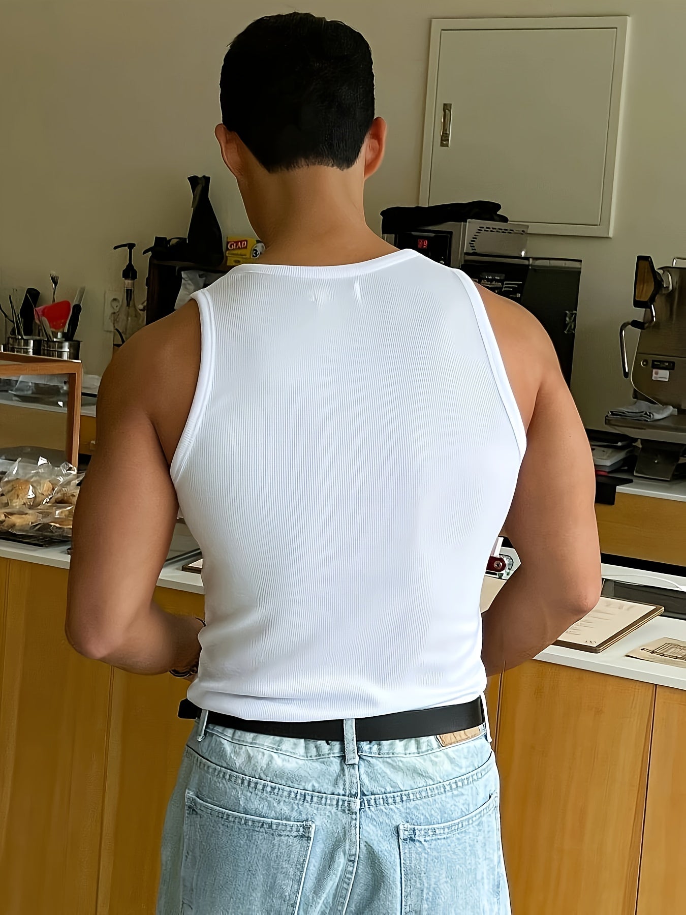 Basic Ribbed Tanktop – Licht & Comfortabel