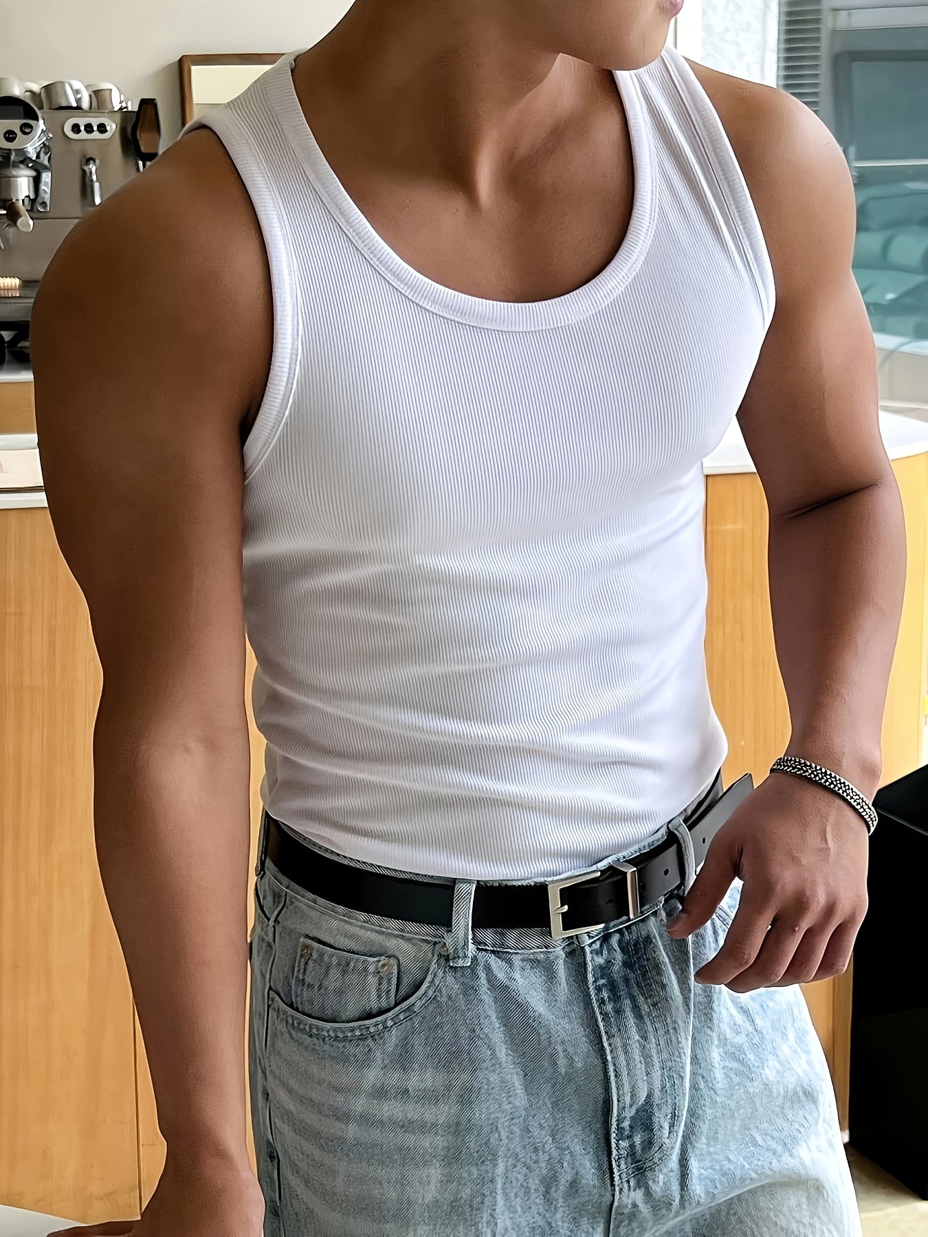 Basic Ribbed Tanktop – Licht & Comfortabel