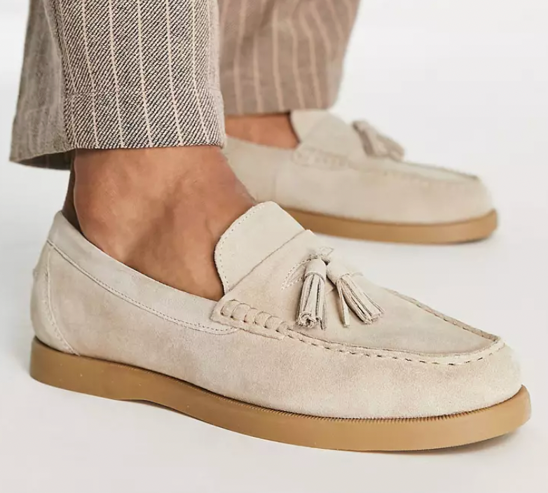 Felix – Klassieke Suède Loafers met Kwastjes