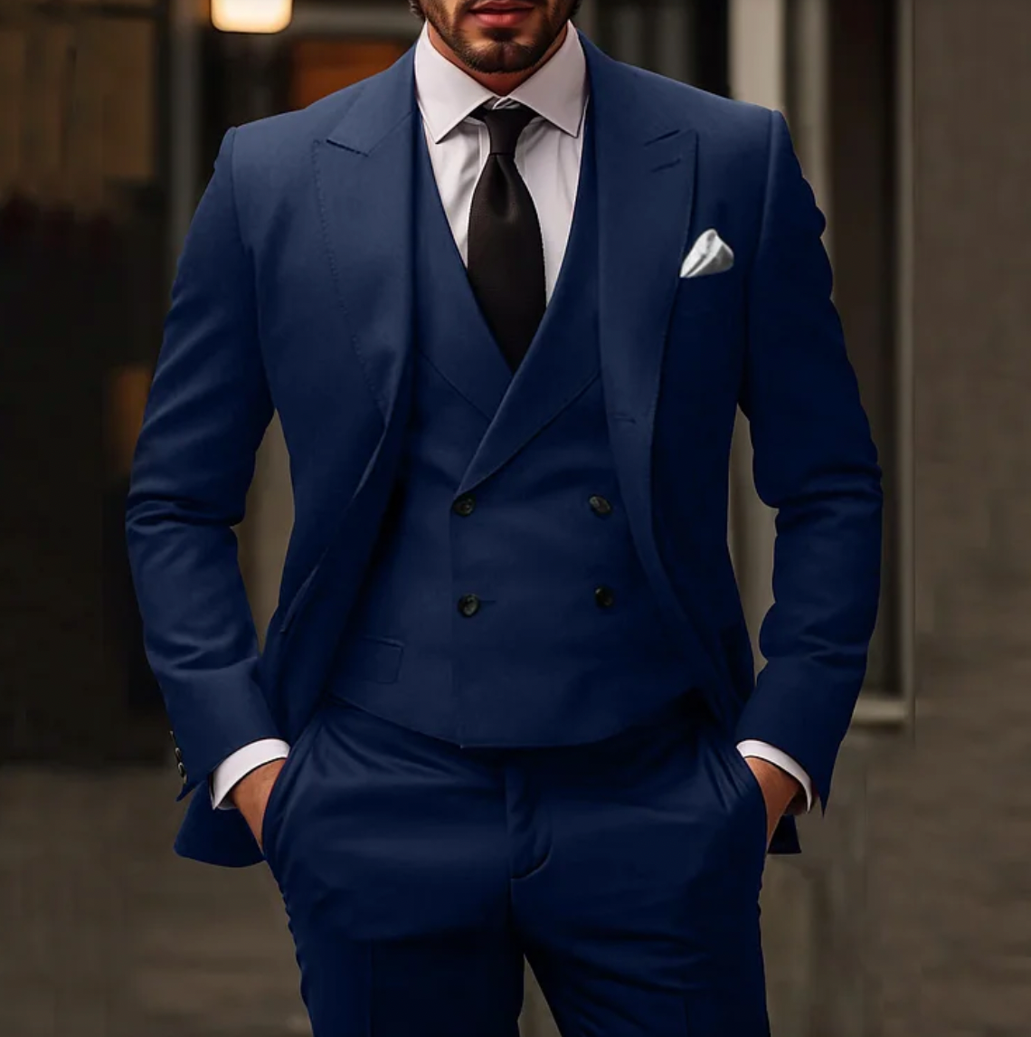Aron - 3-Delig Heren Pak Slim Fit
