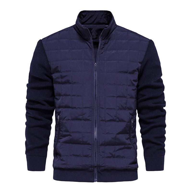 Casual herenjack met gewatteerde body