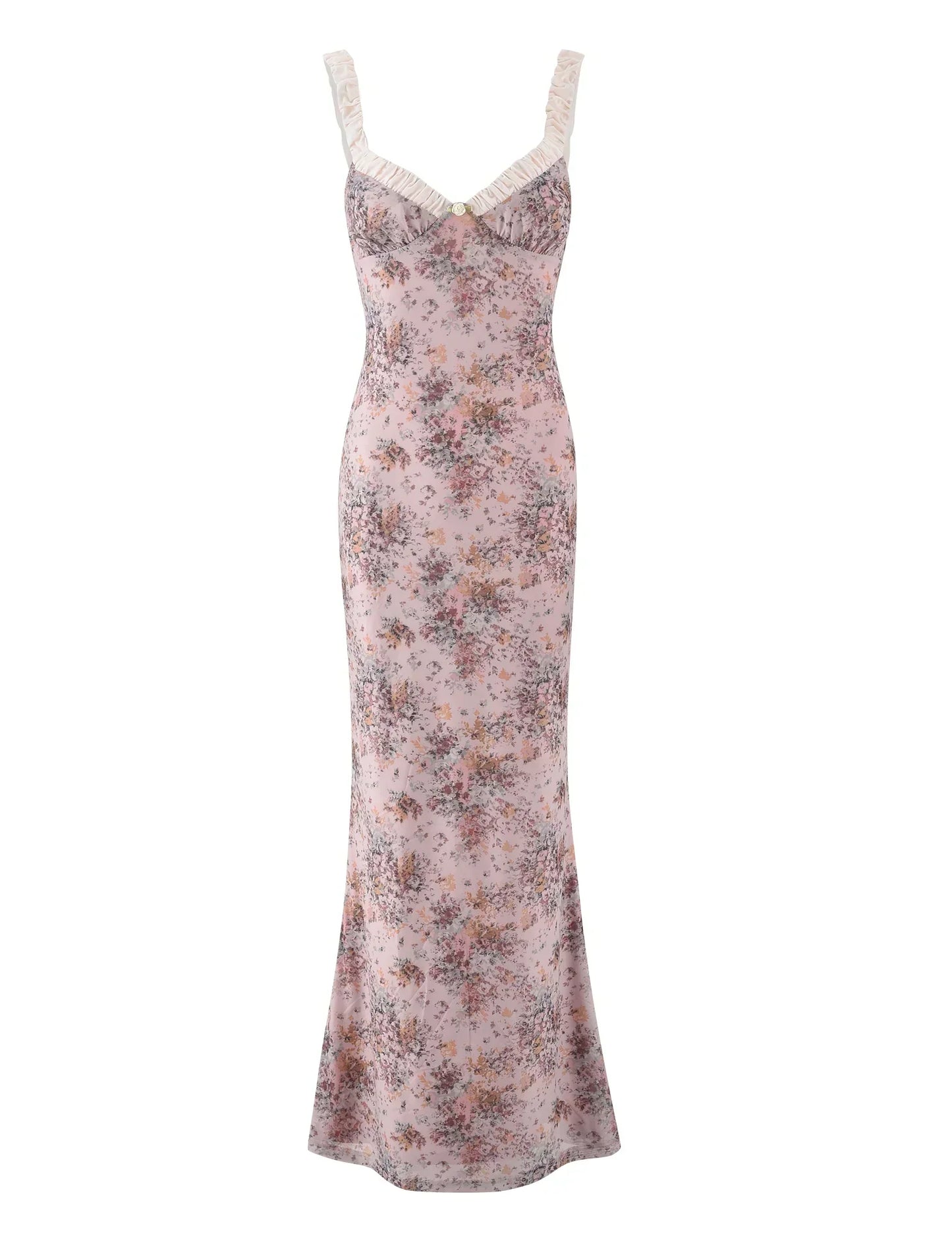 Bloemenprint Maxi-jurk