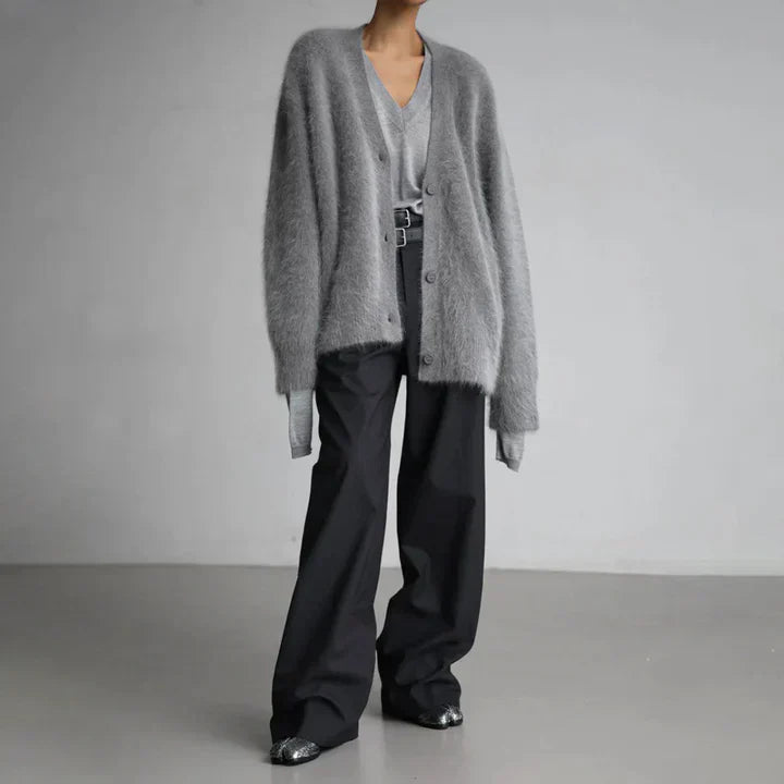 Liz Dames Vest | V-Hals Vest & Knopen