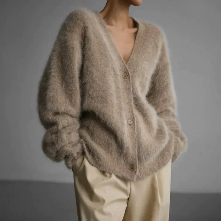 Liz Dames Vest | V-Hals Vest & Knopen
