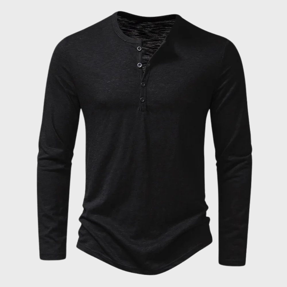 Lennox - Tijdloos Henley Overhemd