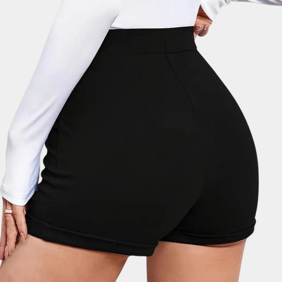 Celeste - Chique Damesshorts met Gouden Knopen