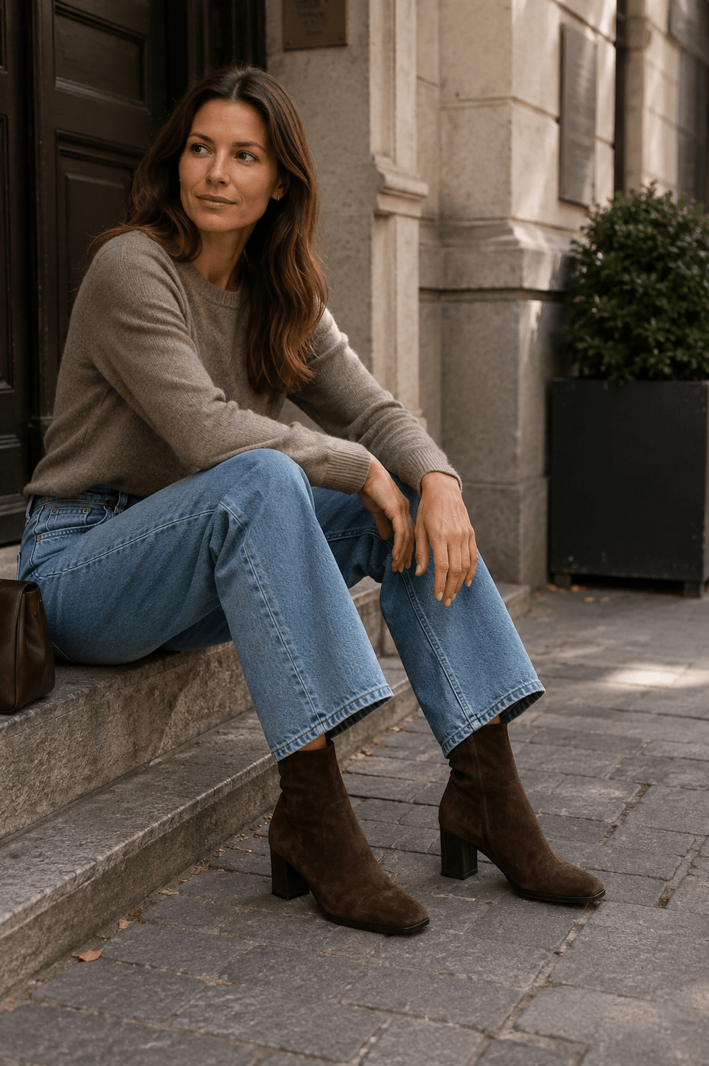 Enkellaarsjes Dames | Blokhak & Vierkante Neus