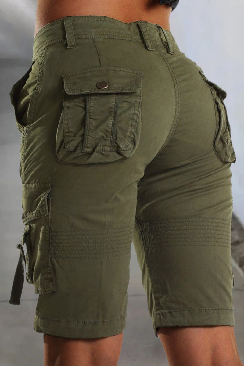 Comfortabele Mid-Length Cargo Shorts – Stoer en Praktisch voor Elke Dag