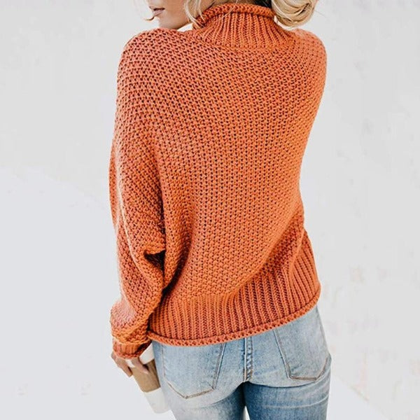Evy Dames Trui Lange Mouw | Gebreid Met Col