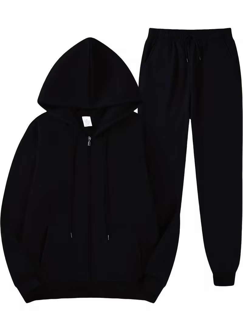 Heren Joggingpak | Hoodie en Broek met Zachte Pasvorm