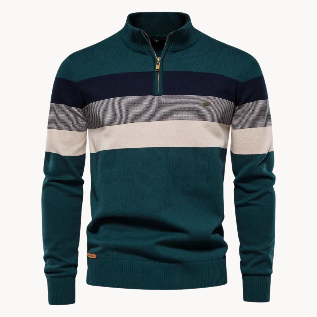 Trevor Trui Heren | Half Zip & Gestreept