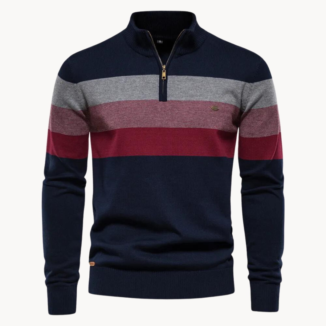 Trevor Trui Heren | Half Zip & Gestreept