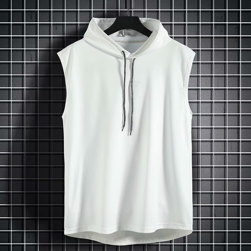 Flex-Fit – Mouwloos Sportshirt met Capuchon voor Heren