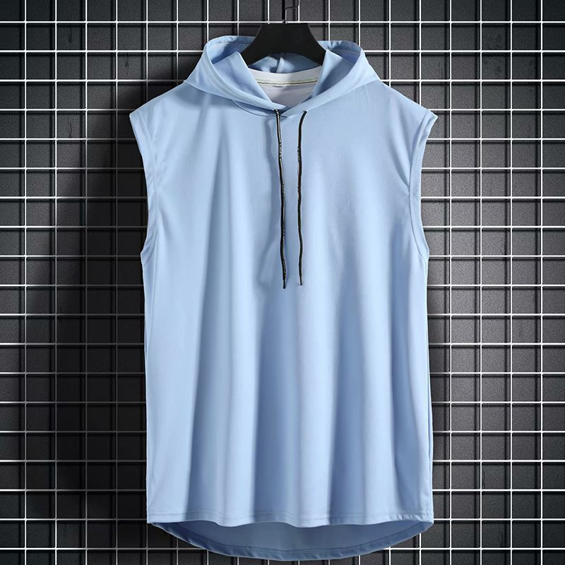 Flex-Fit – Mouwloos Sportshirt met Capuchon voor Heren